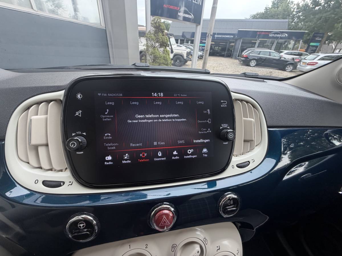 Fiat 500 Fiat 500 1.0 Hybrid Launch Edition Bj 2020 Km 35.944 Dealer onderhouden 70pk