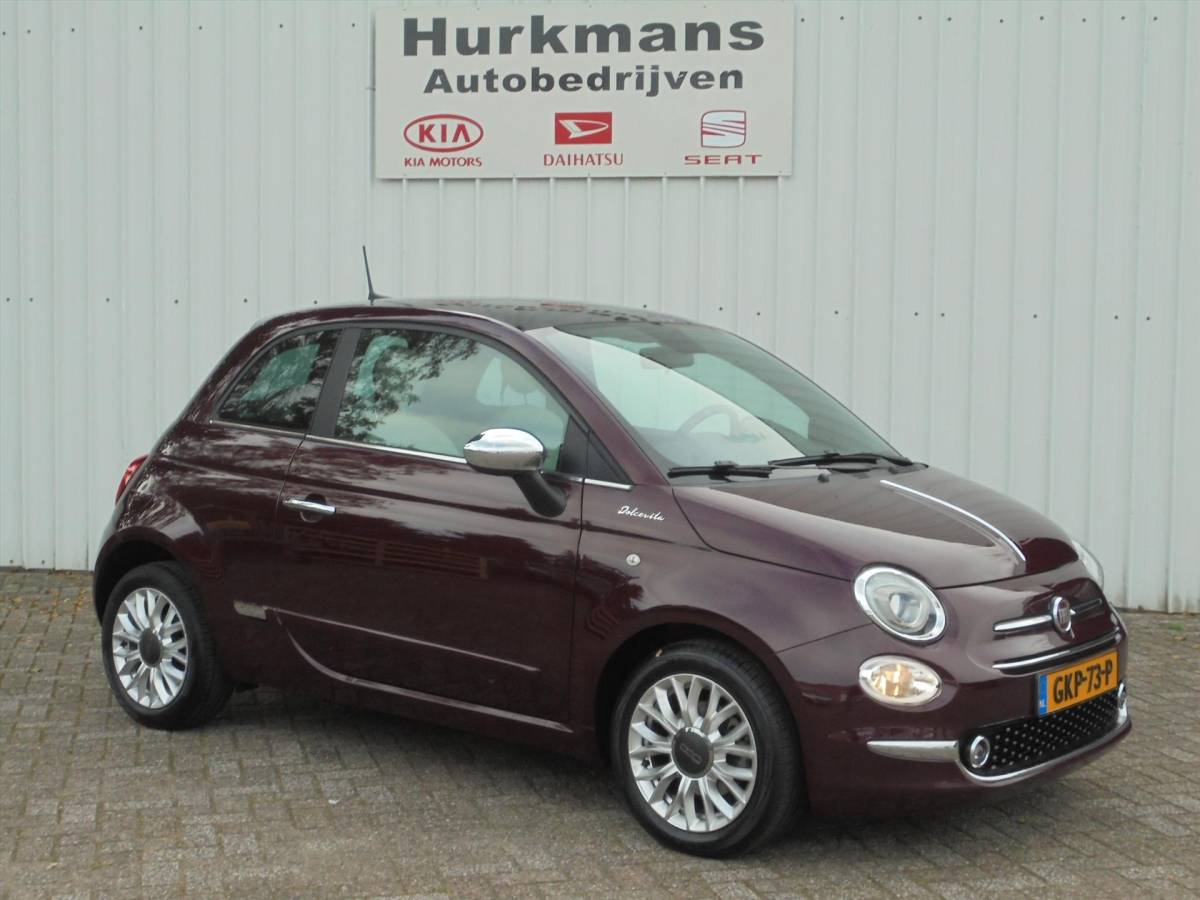 Fiat 500 Fiat 500 1.0 70PK HYBRID DOLCEVITA PANO LEUKE KLEUR