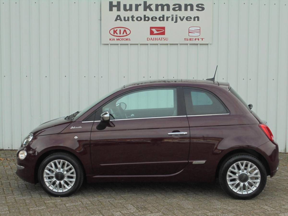 Fiat 500 Fiat 500 1.0 70PK HYBRID DOLCEVITA PANO LEUKE KLEUR