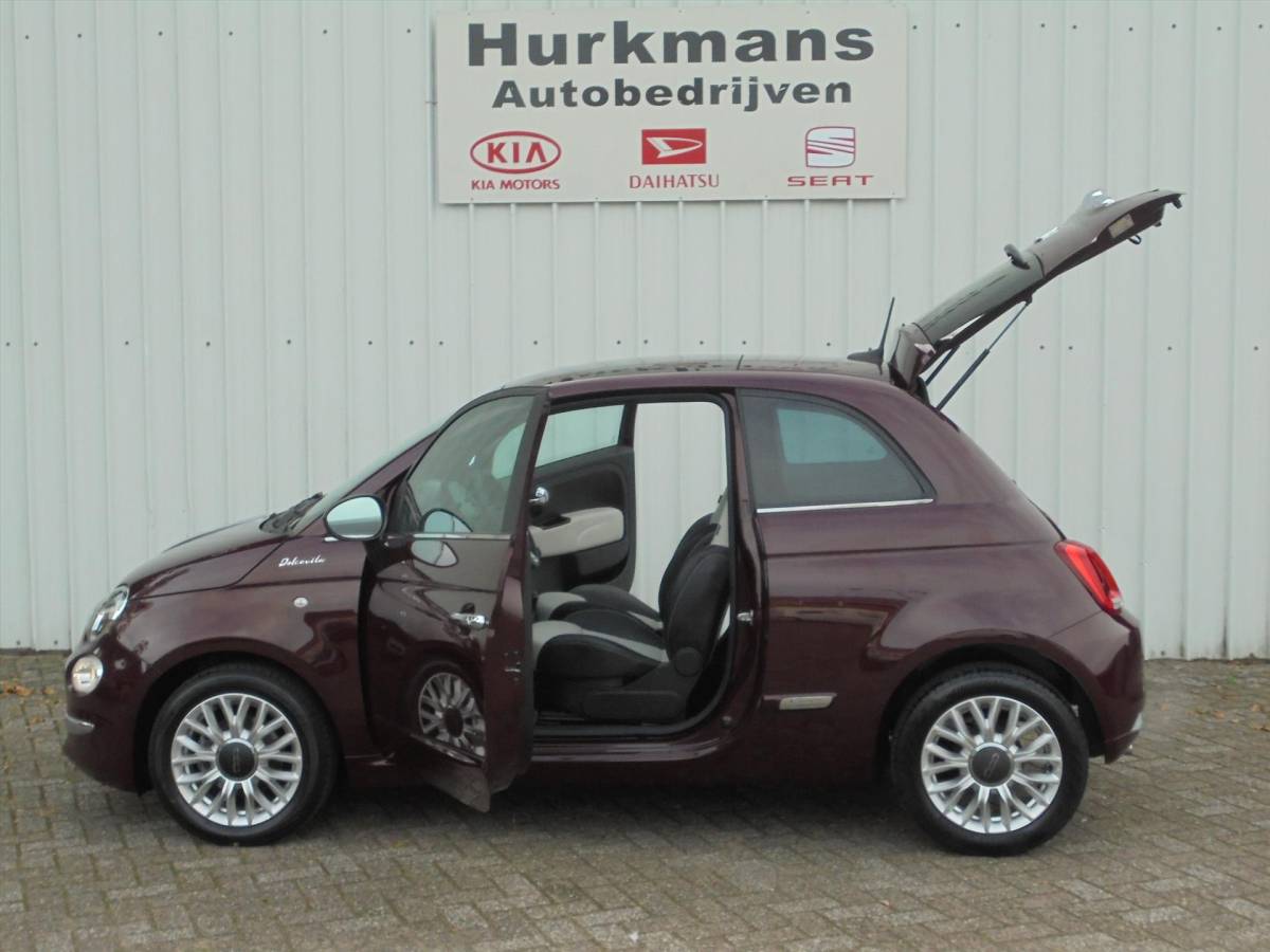 Fiat 500 Fiat 500 1.0 70PK HYBRID DOLCEVITA PANO LEUKE KLEUR