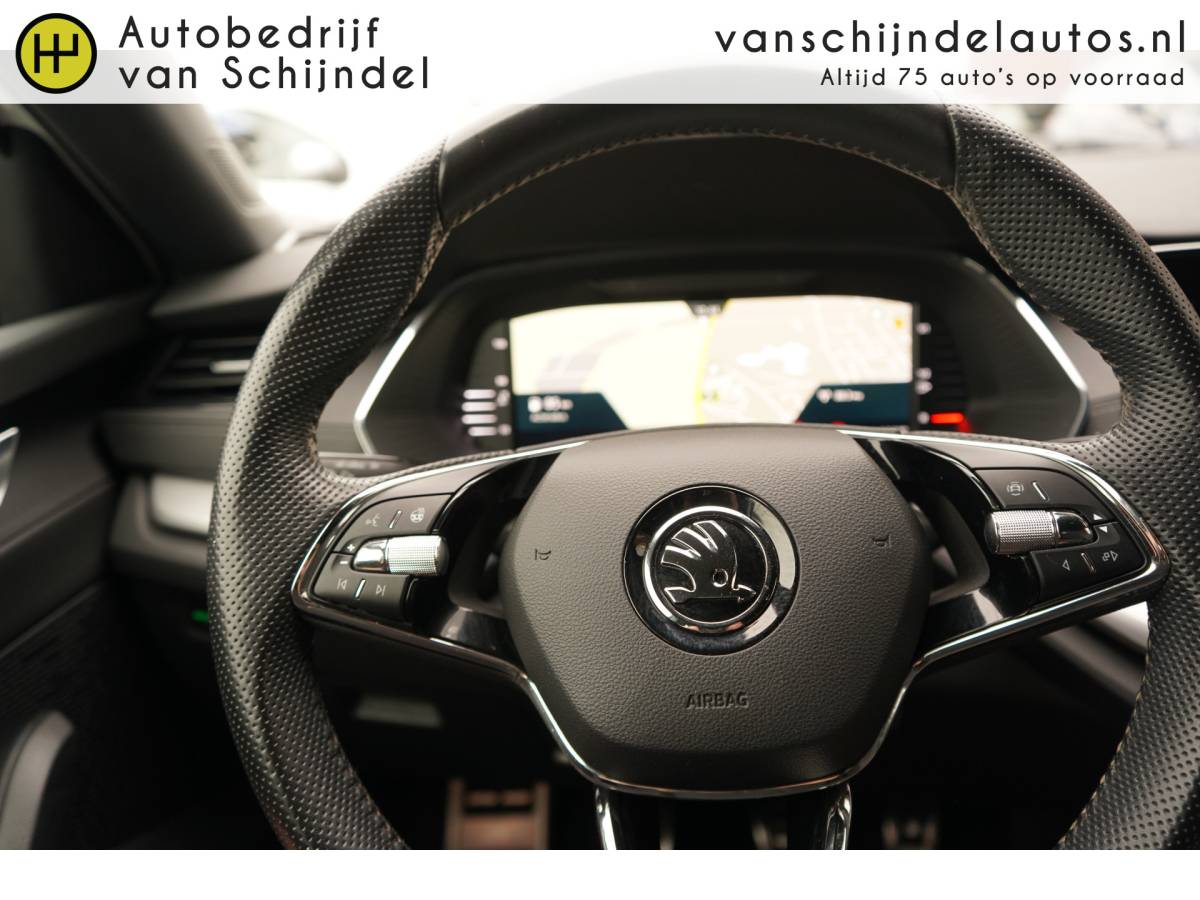 Škoda Octavia ŠKODA Octavia Combi 1.0 TSI 111PK SPORT BUSINESS AUG 2022 ORIGINEEL NEDERLANDS DIGITALE COCKPIT MATRIXX LED ZWARTE HEMEL STUURVERWARMING ANDROID/APPLECARPLAY NAVI PDC V+A 18INCH KEYLESS CLIMA CRUISE BLUETOOTH ENZ…
