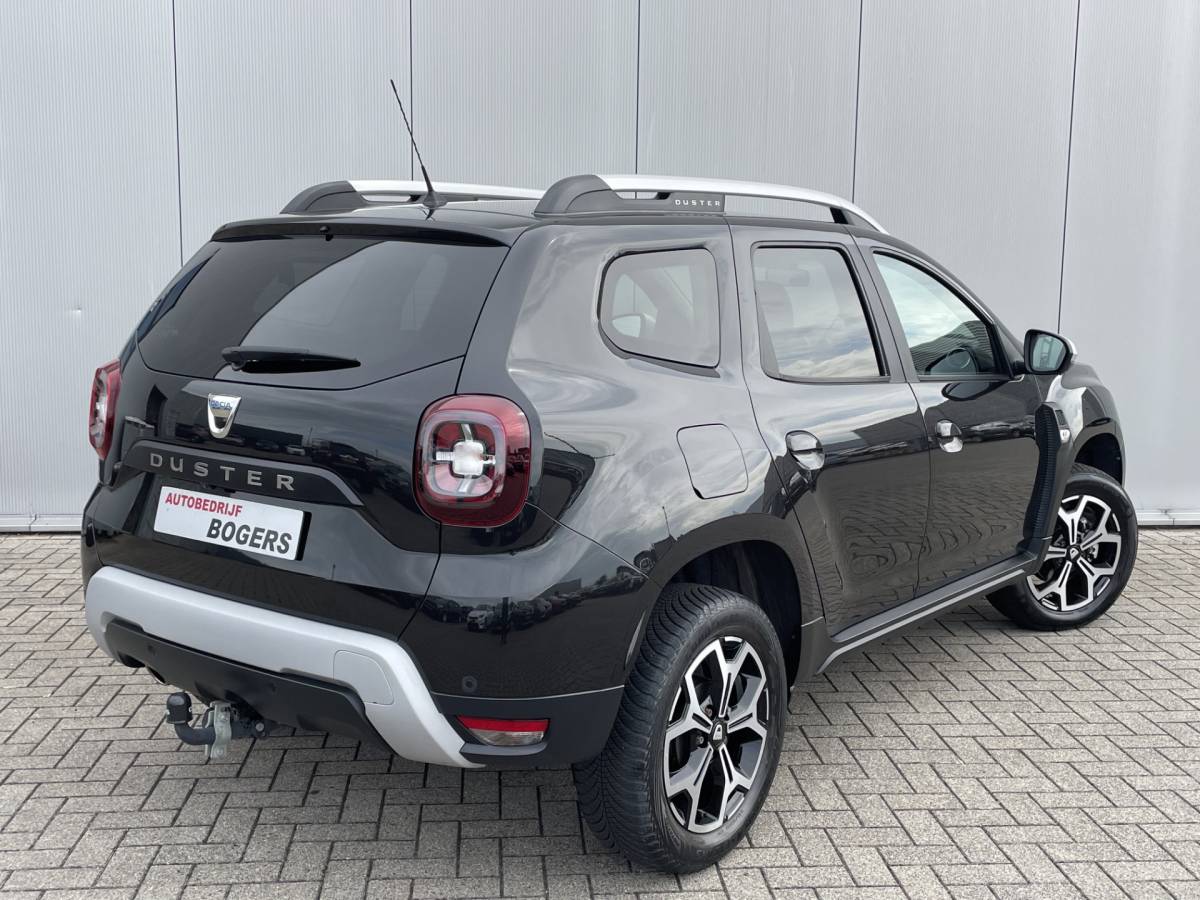 Dacia Duster Dacia Duster 1.3 TCe Prestige Navigatie, Airco, 17″Lm, Leder, Stoelverwarming, Trekhaak, Cruise Control, Achteruitrijcamera