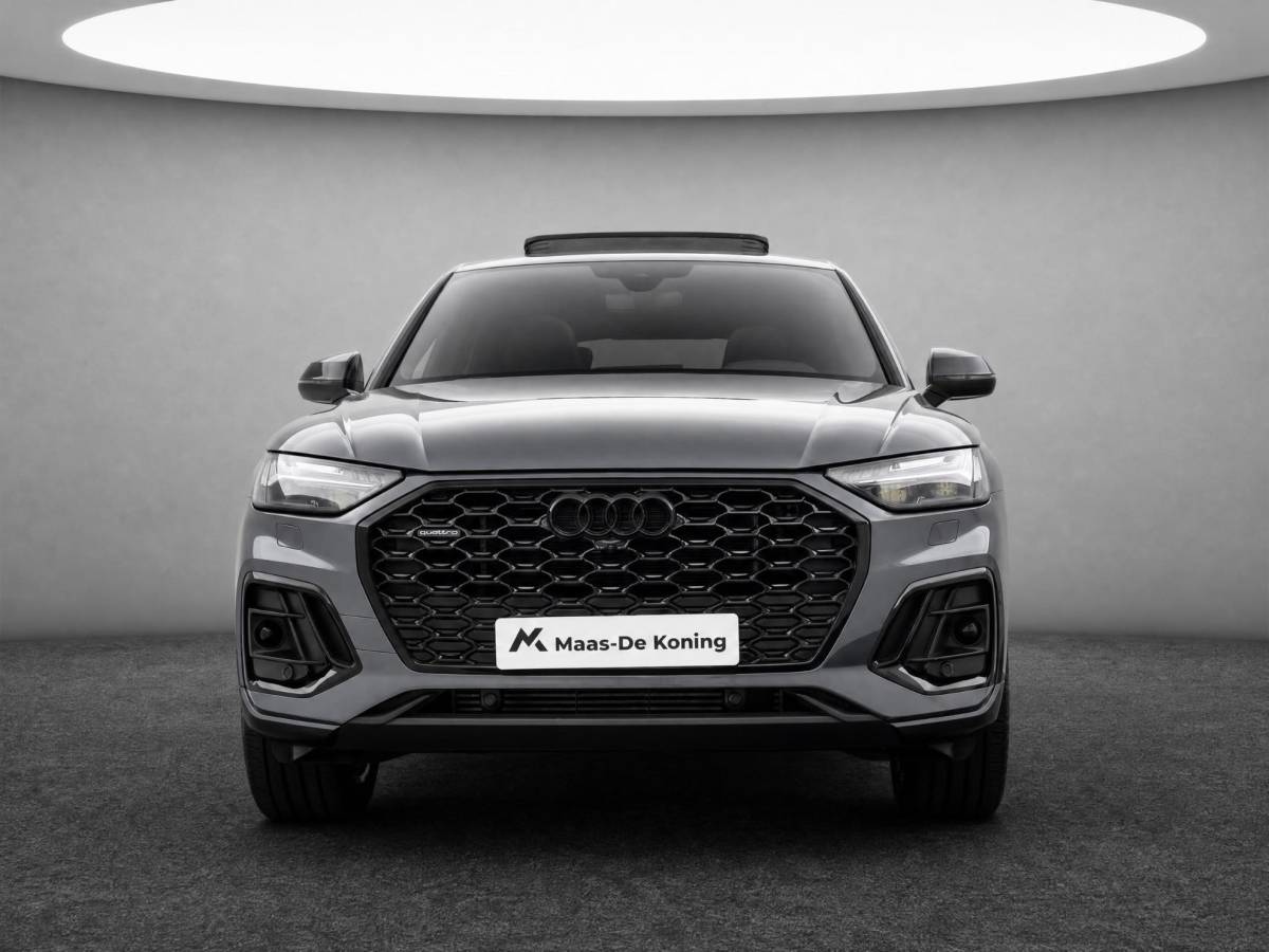 Audi Q5 Audi Q5 Sportback 55 TFSIe 367pk S-tronic S edition · Panoramadak · 360 Camera · Elek. Achterklep · Apple/Android Car Play · Navigatie · 20” Inch ·
