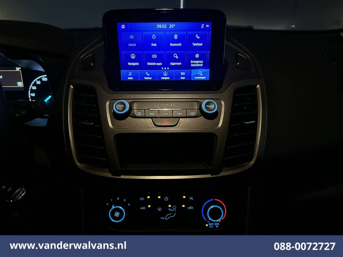 Ford Transit Connect Ford Transit Connect 1.5 EcoBlue 100pk L2H1 Euro6 Airco | Camera | Navigatie | Apple Carplay | Android Auto Parkeersensoren, Verwarmde Voorruit