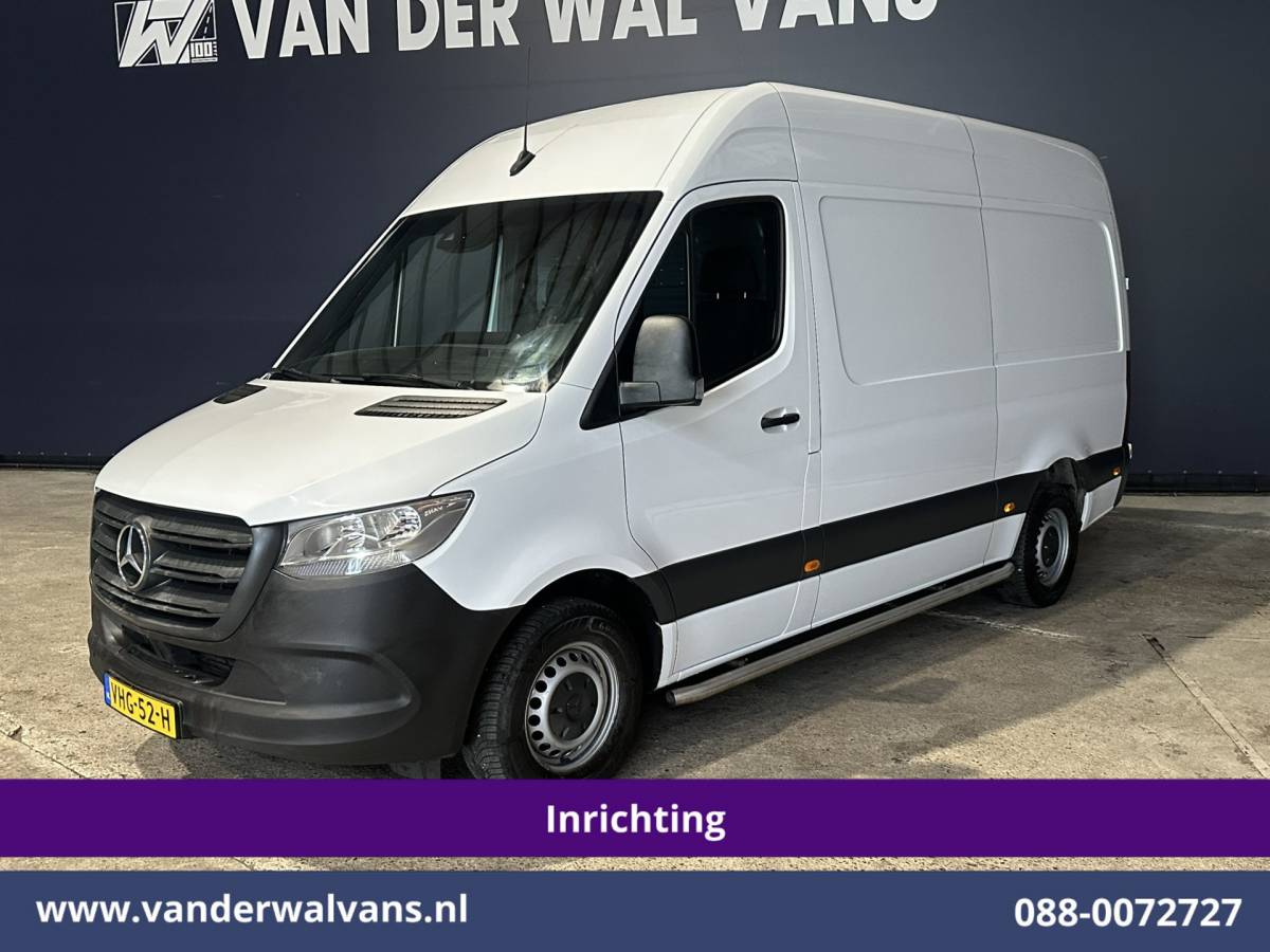 Mercedes-Benz Sprinter Mercedes-Benz Sprinter 311 CDI L2H2 Inrichting Oprijplaat Euro6 Airco | Omvormer | Camera | Apple Carplay | Compressor Android Auto, Sidebars