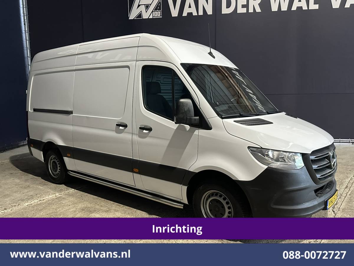 Mercedes-Benz Sprinter Mercedes-Benz Sprinter 311 CDI L2H2 Inrichting Oprijplaat Euro6 Airco | Omvormer | Camera | Apple Carplay | Compressor Android Auto, Sidebars