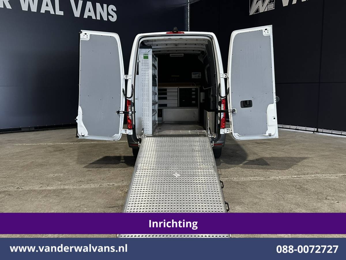 Mercedes-Benz Sprinter Mercedes-Benz Sprinter 311 CDI L2H2 Inrichting Oprijplaat Euro6 Airco | Omvormer | Camera | Apple Carplay | Compressor Android Auto, Sidebars