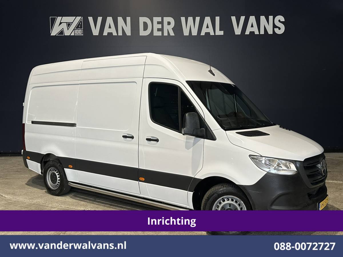 Mercedes-Benz Sprinter Mercedes-Benz Sprinter 311 CDI L2H2 Inrichting Oprijplaat Euro6 Airco | Omvormer | Camera | Apple Carplay | Compressor Android Auto, Sidebars