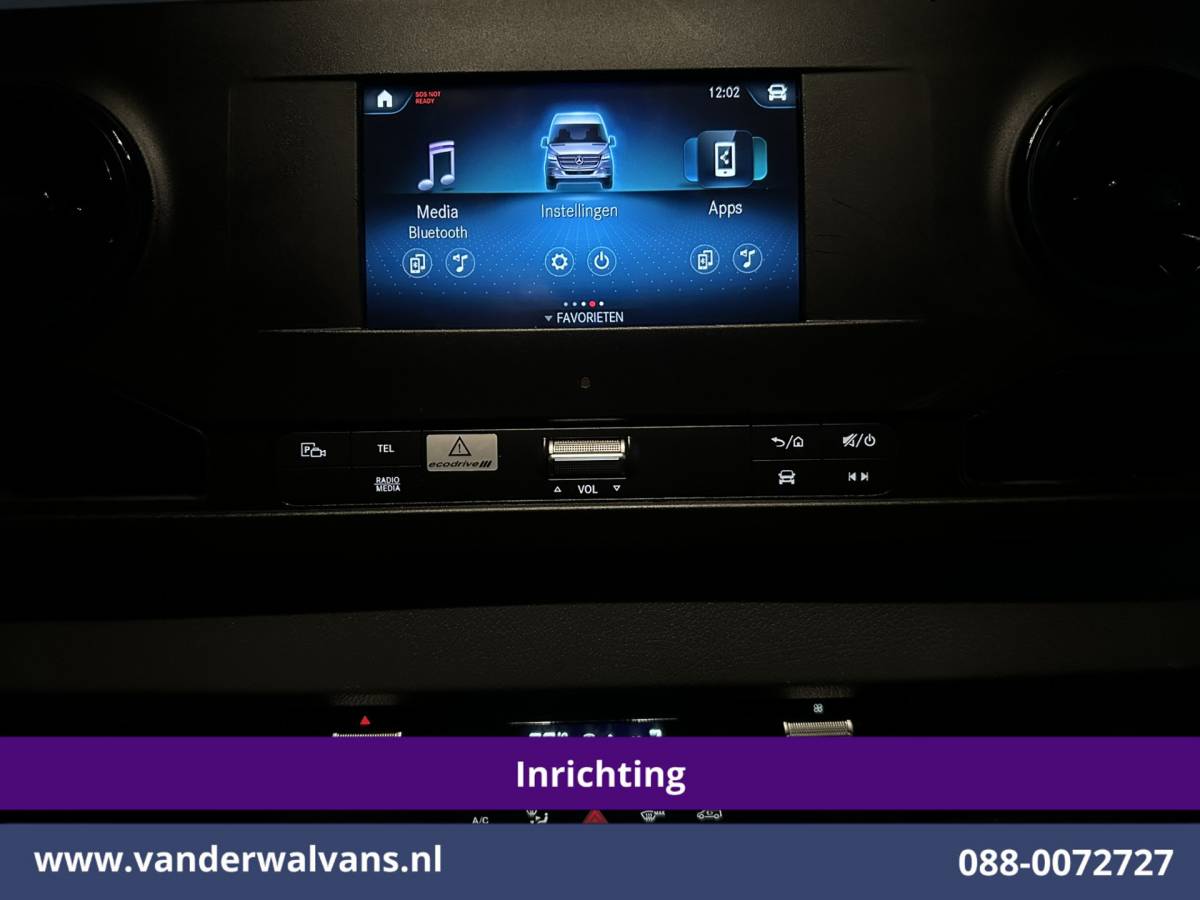 Mercedes-Benz Sprinter Mercedes-Benz Sprinter 311 CDI L2H2 Inrichting Oprijplaat Euro6 Airco | Omvormer | Camera | Apple Carplay | Compressor Android Auto, Sidebars