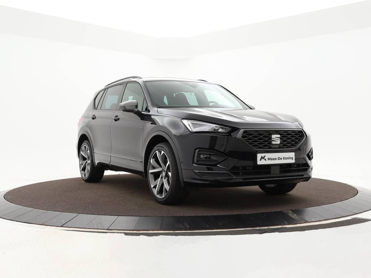 SEAT Tarraco SEAT Tarraco 1.4 TSI e-Hybrid PHEV 245pk DSG FR Business · 360 Camera · Inklap. Trekhaak · Keyless · Elek. Achterklep · Elek. Stoel + Geheugen · Parkeer Assistent ·