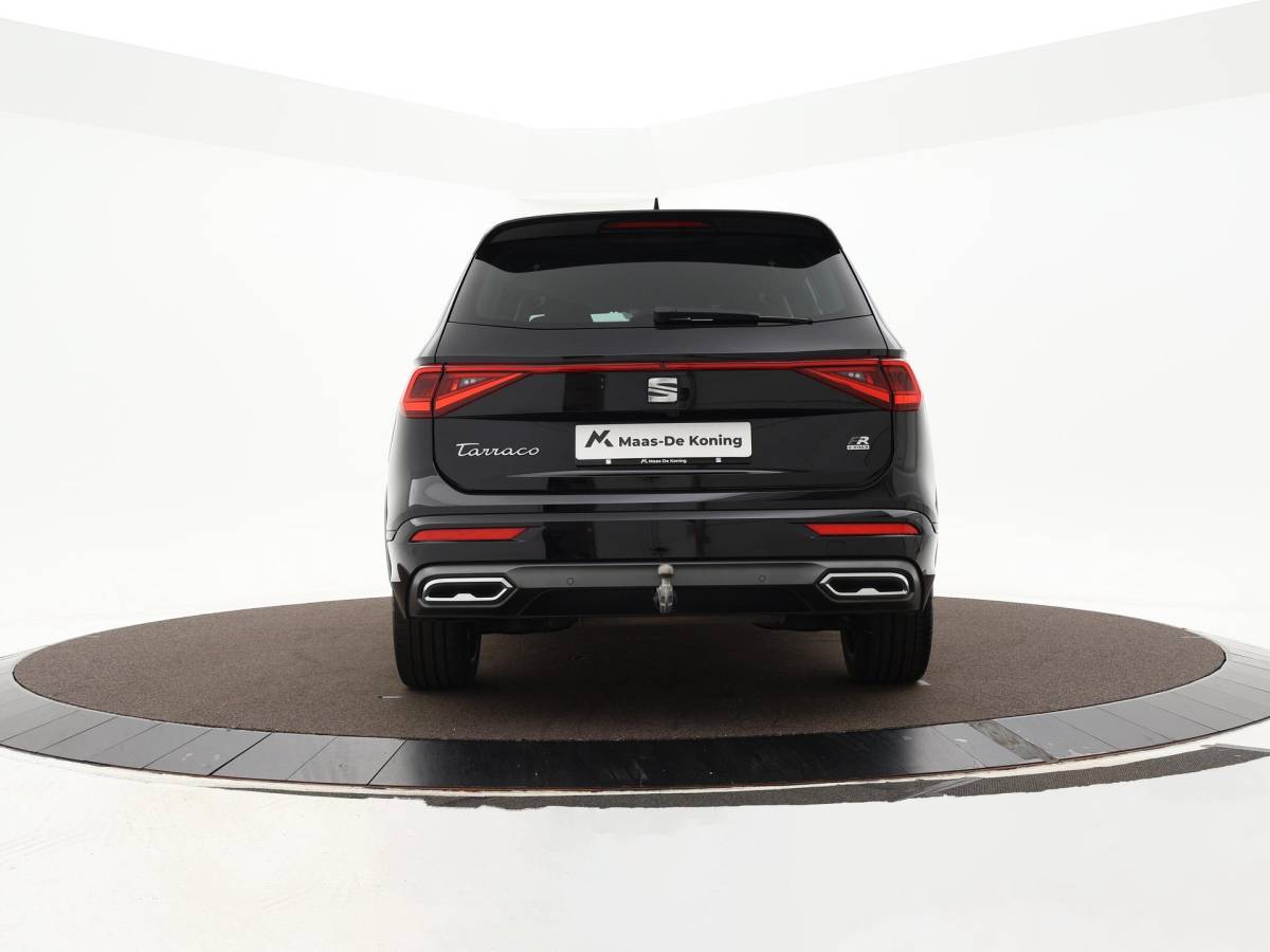 SEAT Tarraco SEAT Tarraco 1.4 TSI e-Hybrid PHEV 245pk DSG FR Business · 360 Camera · Inklap. Trekhaak · Keyless · Elek. Achterklep · Elek. Stoel + Geheugen · Parkeer Assistent ·