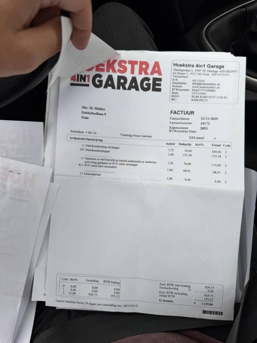 Nissan QASHQAI Nissan Qashqai +2 1.6 – 117pk Visia | 7 PERSOONS | Lage KM | Nieuwe Ketting & Rijklaar | Trekhaak | Cruise |