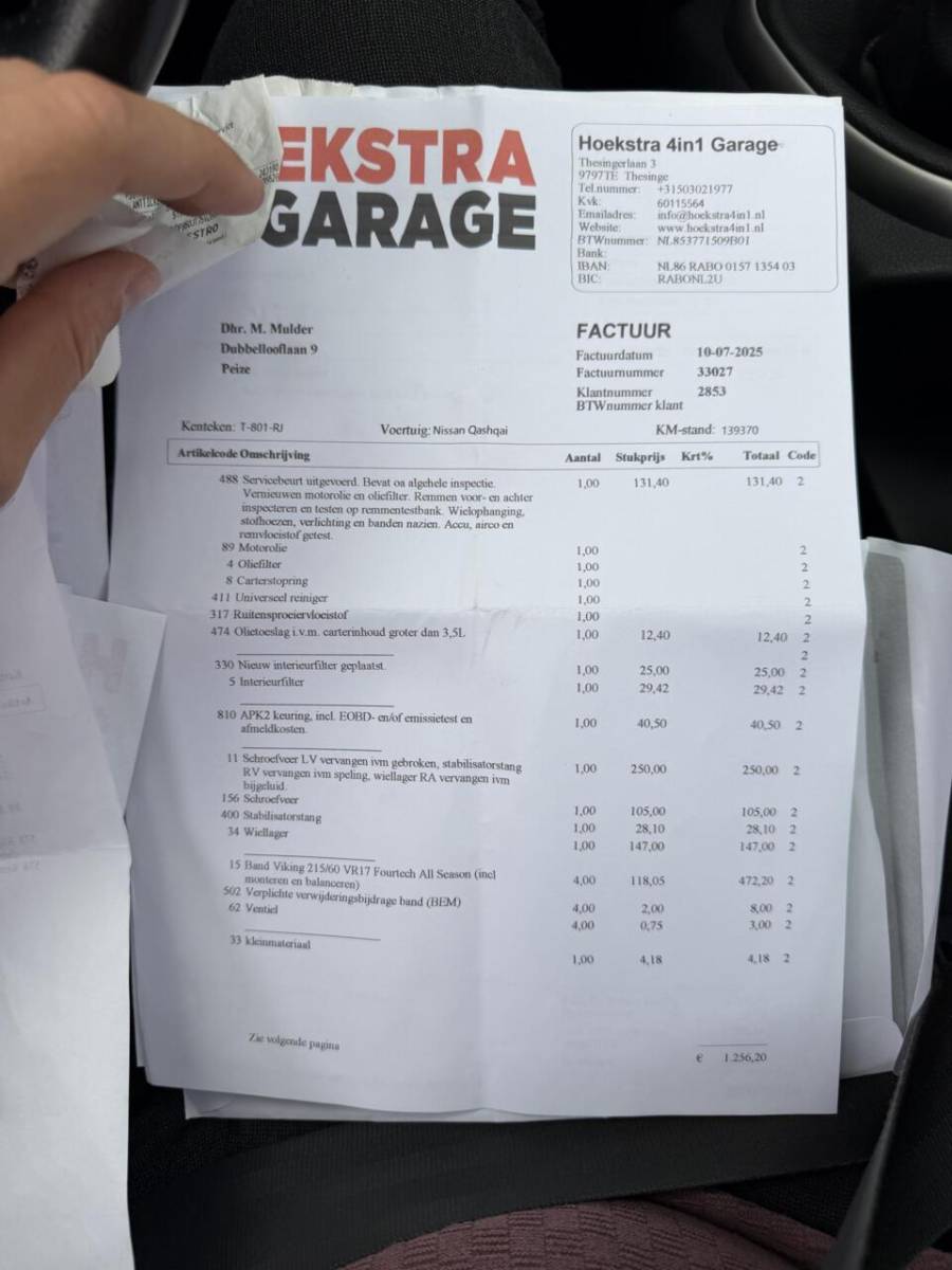 Nissan QASHQAI Nissan Qashqai +2 1.6 – 117pk Visia | 7 PERSOONS | Lage KM | Nieuwe Ketting & Rijklaar | Trekhaak | Cruise |