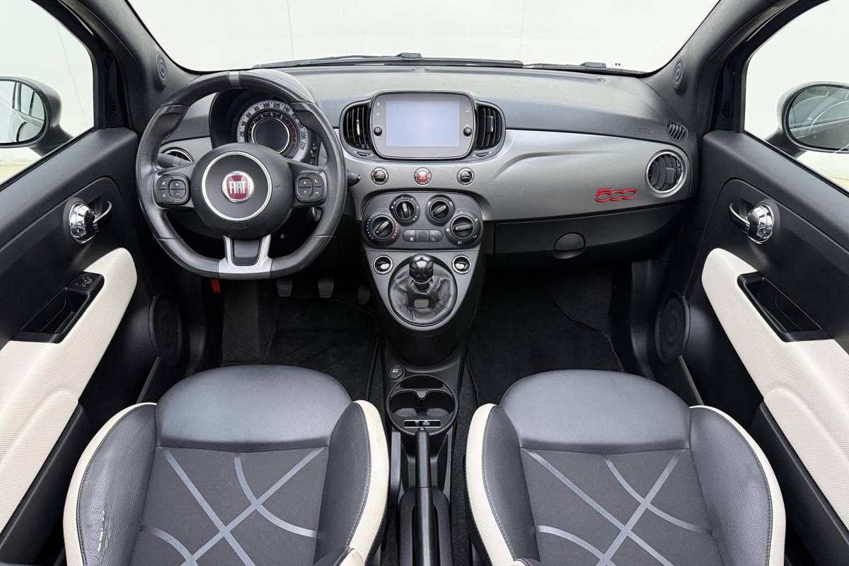 Fiat 500C Fiat 500C 0.9 TwinAir Turbo Sport 105pk | Airco | Sportstoelen | Parkeersensoren achter | Navigatie | Bluetooth | Uniek