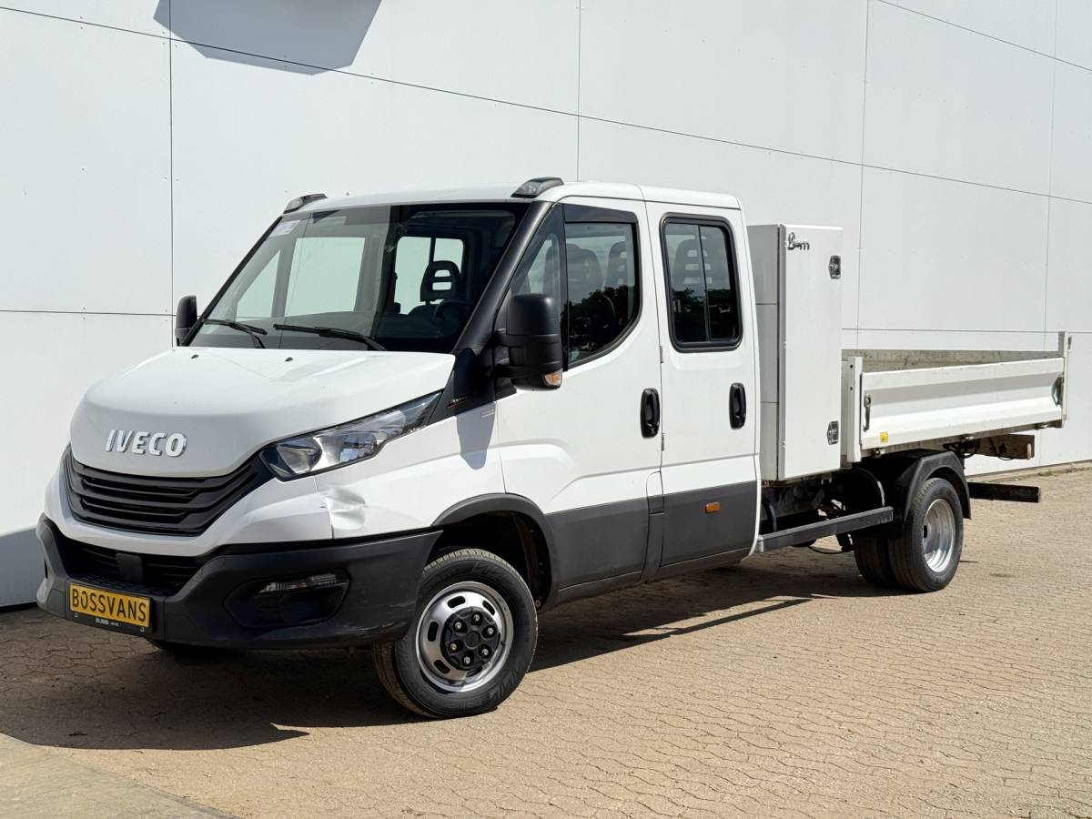 Iveco Daily Iveco Daily 35C16 3.0 Dubbele Cabine Kipper Dubbellucht 3,5t Trekhaak 6 Stoelen Airco Cruise Control Benne Tipper