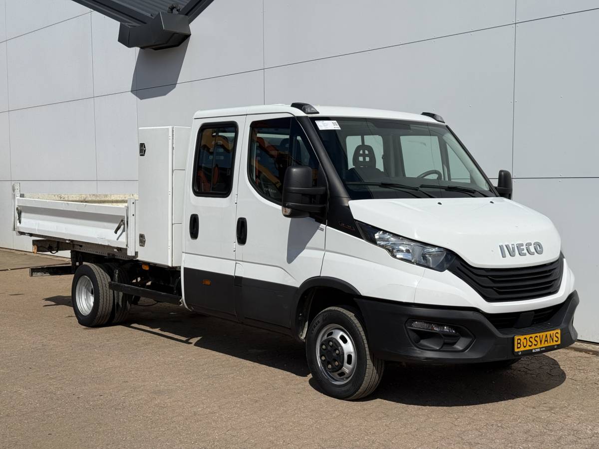 Iveco Daily Iveco Daily 35C16 3.0 Dubbele Cabine Kipper Dubbellucht 3,5t Trekhaak 6 Stoelen Airco Cruise Control Benne Tipper