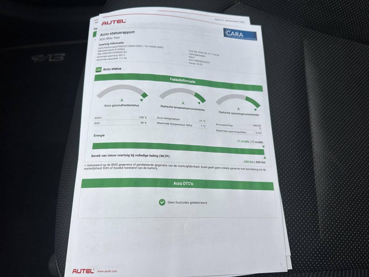 Kia EV6 Kia EV6 Plus AWD 77.4 kWh SOH 100%| KIA GARANTIE T/M 06-2029 | 360 CAMERA| STOELVERWARMING + VENTILATIE| MEMORY STOEL| HEAD-UP DISPLAY| DEALER ONDERHOUDEN| MERIDIAN AUDIO| VOL OPTIES|