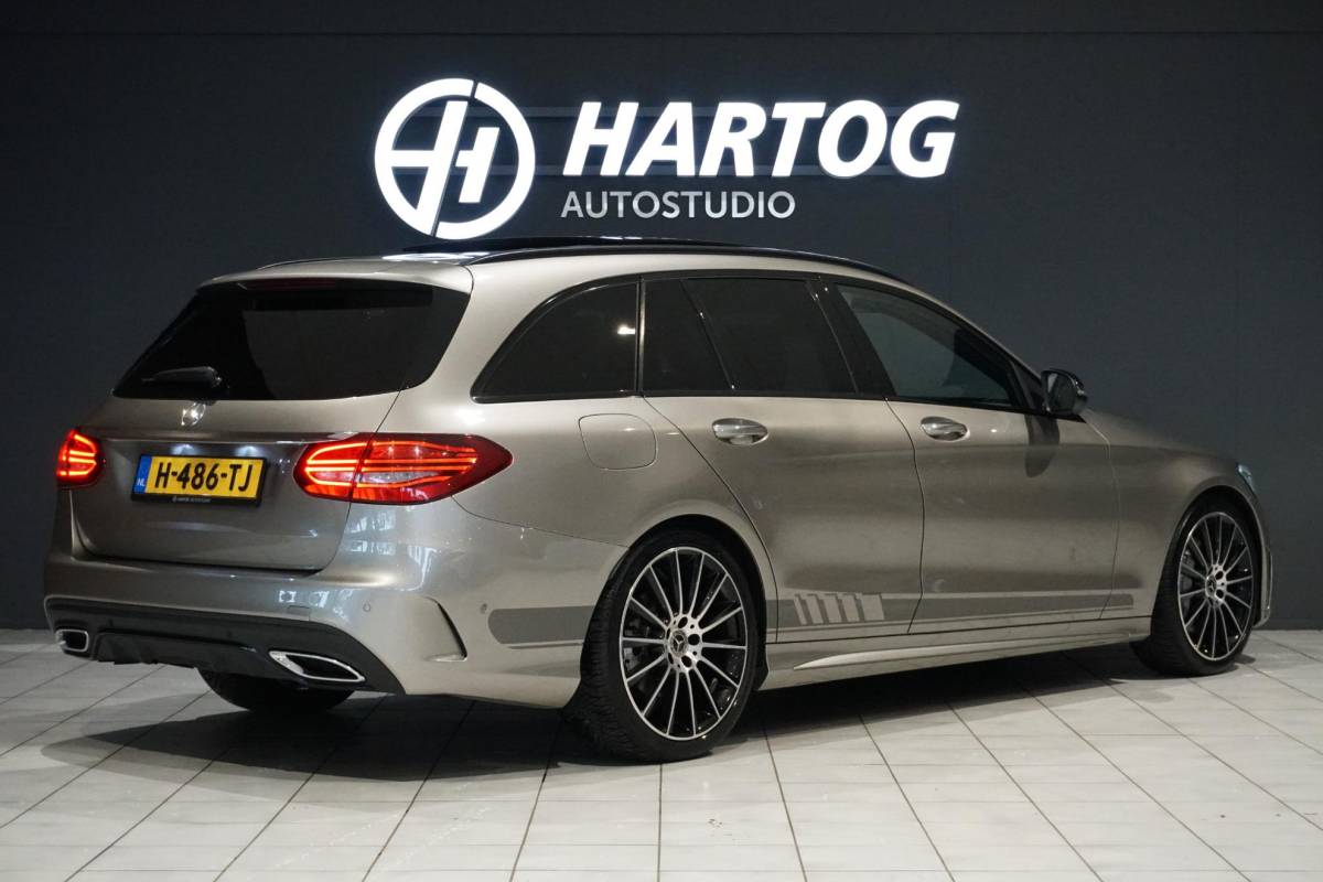 Mercedes-Benz C-Klasse Mercedes-Benz C-klasse Estate 300 d 4MATIC Premium Plus Pack AMG + 360° CAMERA / STOELVENTILATIE / PANO / BURMESTER / HUD
