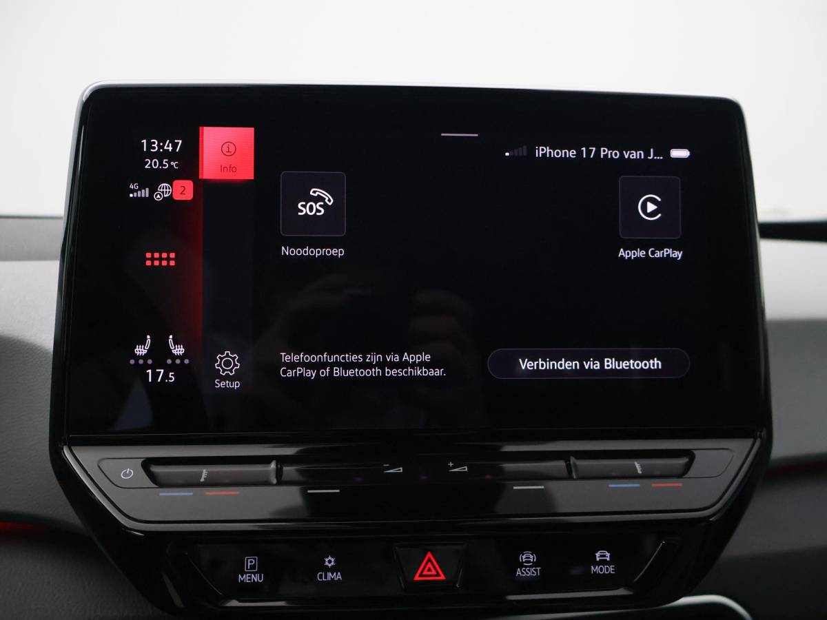 Volkswagen ID.3 Volkswagen ID.3 PRO 58 KWH + SFEERVERLICHTING | ADAPTIVE CRUISE | 18 INCH | CAMERA | STOEL/STUURVERW. | CARPLAY