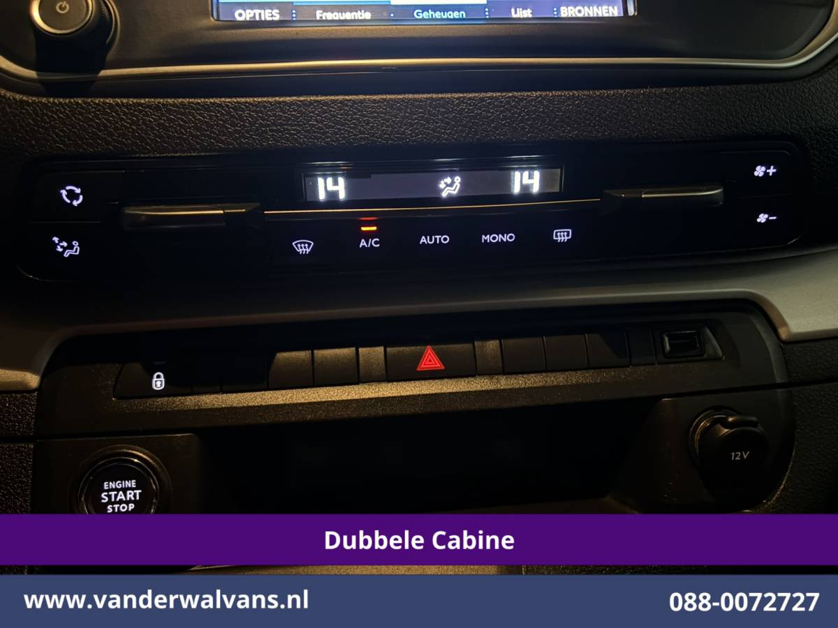 Peugeot Expert Peugeot Expert 2.0 BlueHDI 177pk Automaat L3H1 Dubbele Cabine Sport Euro6 Airco | 5-Zits | Camera | Navigatie | Apple Carplay | Xenon | 2x Zijdeur Cruisecontrol, Android Auto, LM Velgen, Dakrails, Sidebars, Spoiler, Elektrische Stoelbediening, Bumperkit, leder, Parkeersensoren, Achterklep