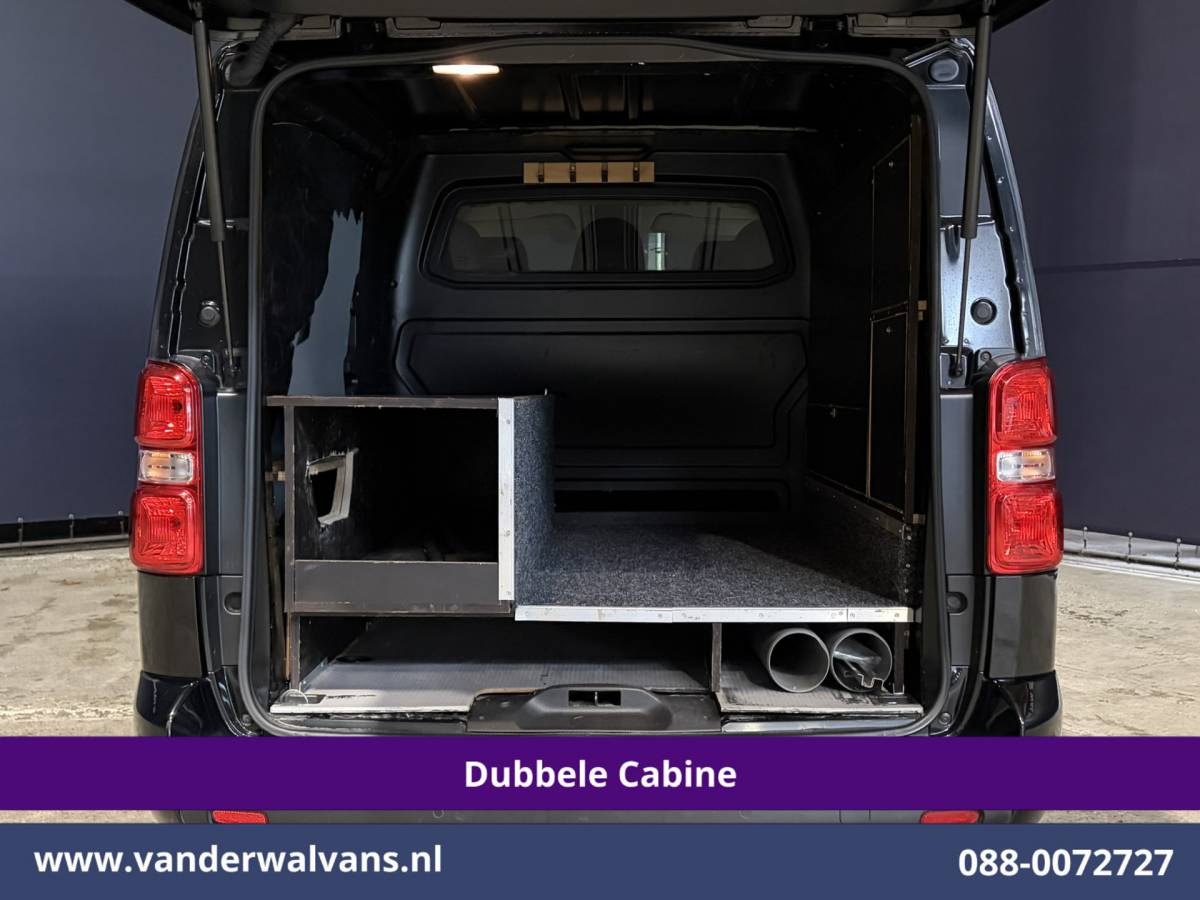 Peugeot Expert Peugeot Expert 2.0 BlueHDI 177pk Automaat L3H1 Dubbele Cabine Sport Euro6 Airco | 5-Zits | Camera | Navigatie | Apple Carplay | Xenon | 2x Zijdeur Cruisecontrol, Android Auto, LM Velgen, Dakrails, Sidebars, Spoiler, Elektrische Stoelbediening, Bumperkit, leder, Parkeersensoren, Achterklep
