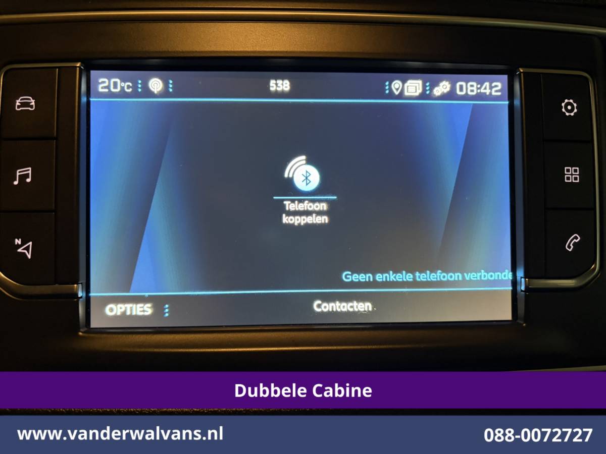 Peugeot Expert Peugeot Expert 2.0 BlueHDI 177pk Automaat L3H1 Dubbele Cabine Sport Euro6 Airco | 5-Zits | Camera | Navigatie | Apple Carplay | Xenon | 2x Zijdeur Cruisecontrol, Android Auto, LM Velgen, Dakrails, Sidebars, Spoiler, Elektrische Stoelbediening, Bumperkit, leder, Parkeersensoren, Achterklep