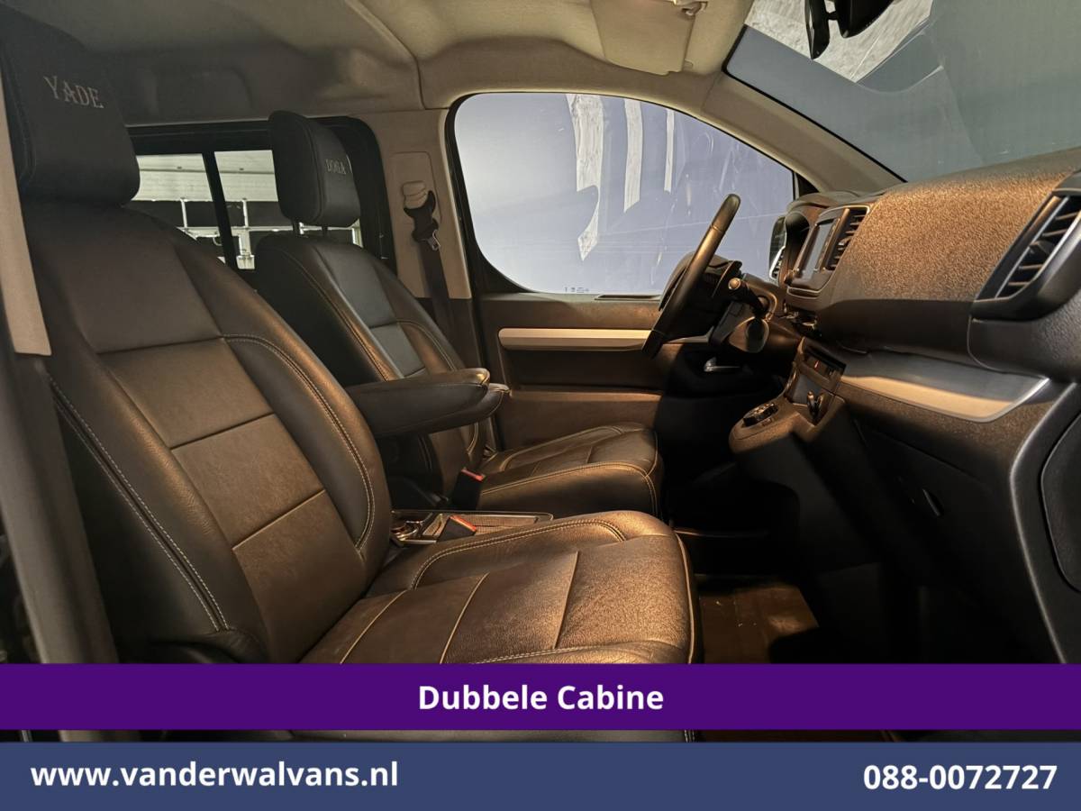 Peugeot Expert Peugeot Expert 2.0 BlueHDI 177pk Automaat L3H1 Dubbele Cabine Sport Euro6 Airco | 5-Zits | Camera | Navigatie | Apple Carplay | Xenon | 2x Zijdeur Cruisecontrol, Android Auto, LM Velgen, Dakrails, Sidebars, Spoiler, Elektrische Stoelbediening, Bumperkit, leder, Parkeersensoren, Achterklep