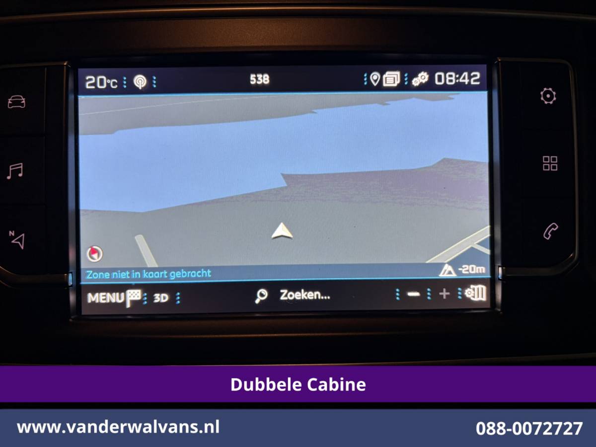 Peugeot Expert Peugeot Expert 2.0 BlueHDI 177pk Automaat L3H1 Dubbele Cabine Sport Euro6 Airco | 5-Zits | Camera | Navigatie | Apple Carplay | Xenon | 2x Zijdeur Cruisecontrol, Android Auto, LM Velgen, Dakrails, Sidebars, Spoiler, Elektrische Stoelbediening, Bumperkit, leder, Parkeersensoren, Achterklep