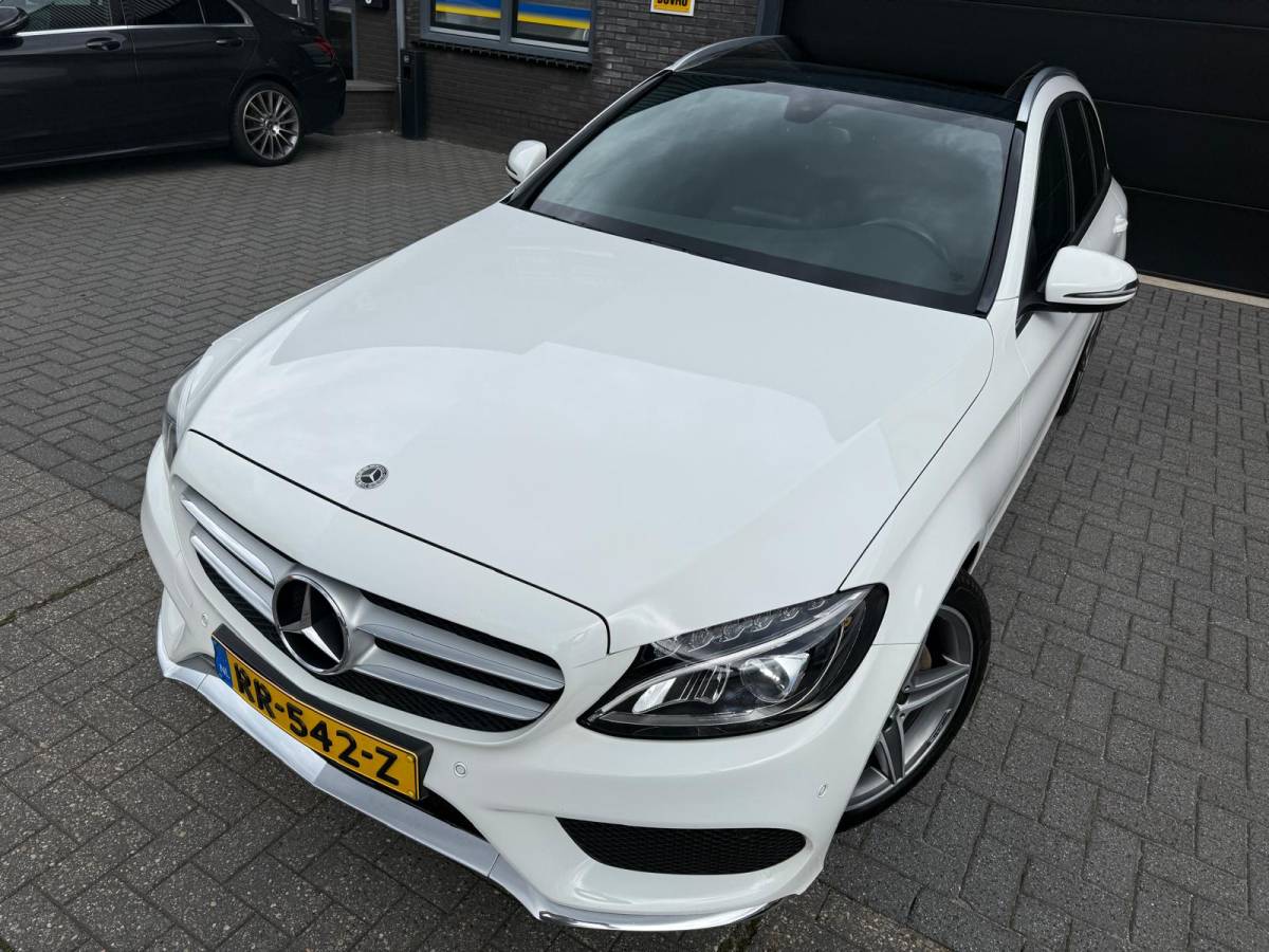 Mercedes-Benz C-Klasse Mercedes-Benz C-klasse Estate 180 AMG Sport Edition | 1E EIGENAAR | 3/6/12 MND GARANTIE | PANO | LEDER | LED | CRUISE | NAVI |