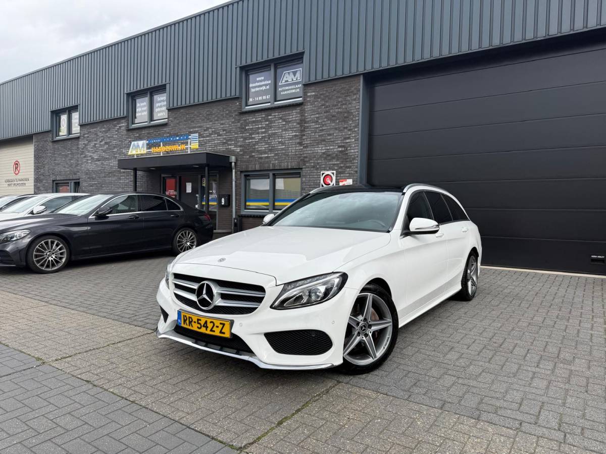 Mercedes-Benz C-Klasse Mercedes-Benz C-klasse Estate 180 AMG Sport Edition | 1E EIGENAAR | 3/6/12 MND GARANTIE | PANO | LEDER | LED | CRUISE | NAVI |