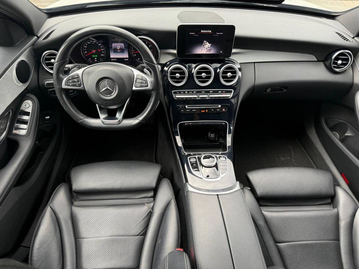 Mercedes-Benz C-Klasse Mercedes-Benz C-klasse Estate 180 AMG Sport Edition | 1E EIGENAAR | 3/6/12 MND GARANTIE | PANO | LEDER | LED | CRUISE | NAVI |