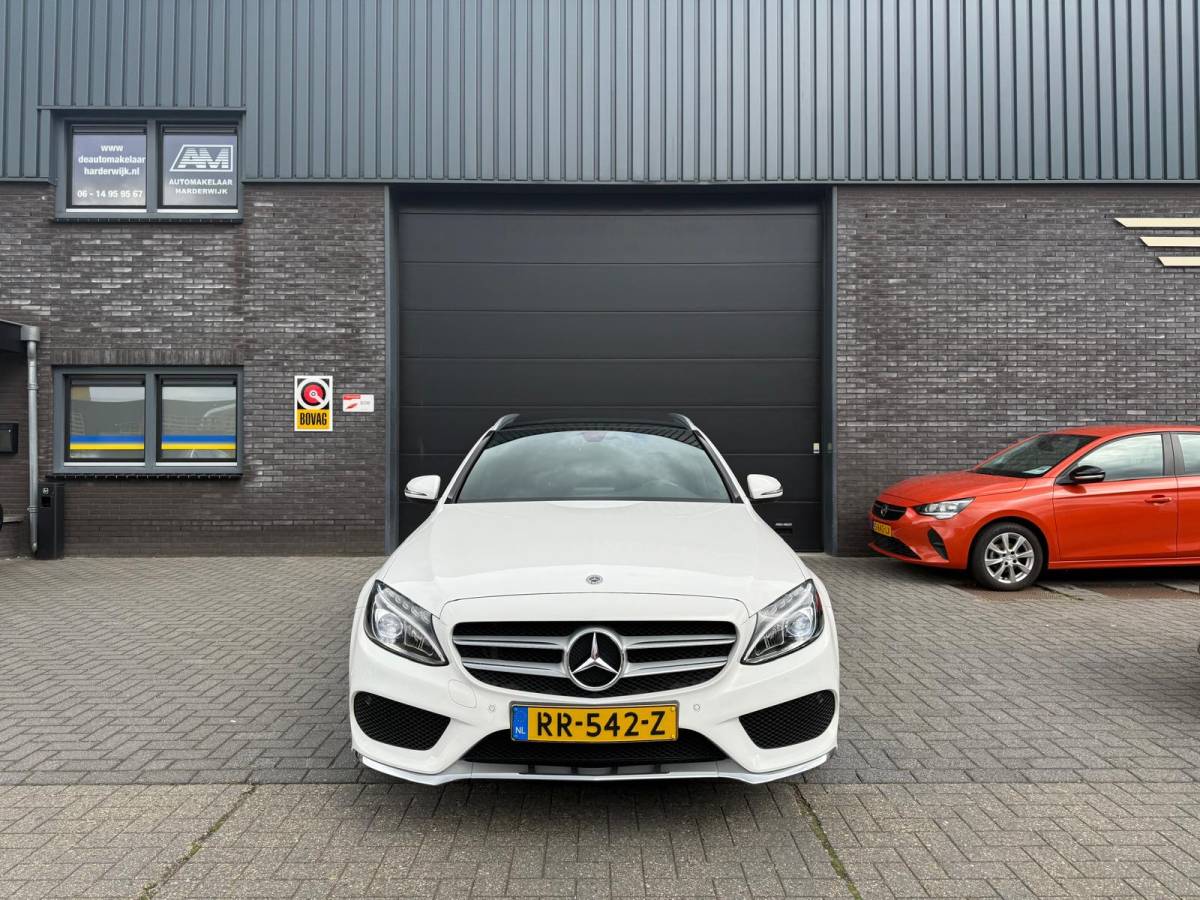 Mercedes-Benz C-Klasse Mercedes-Benz C-klasse Estate 180 AMG Sport Edition | 1E EIGENAAR | 3/6/12 MND GARANTIE | PANO | LEDER | LED | CRUISE | NAVI |