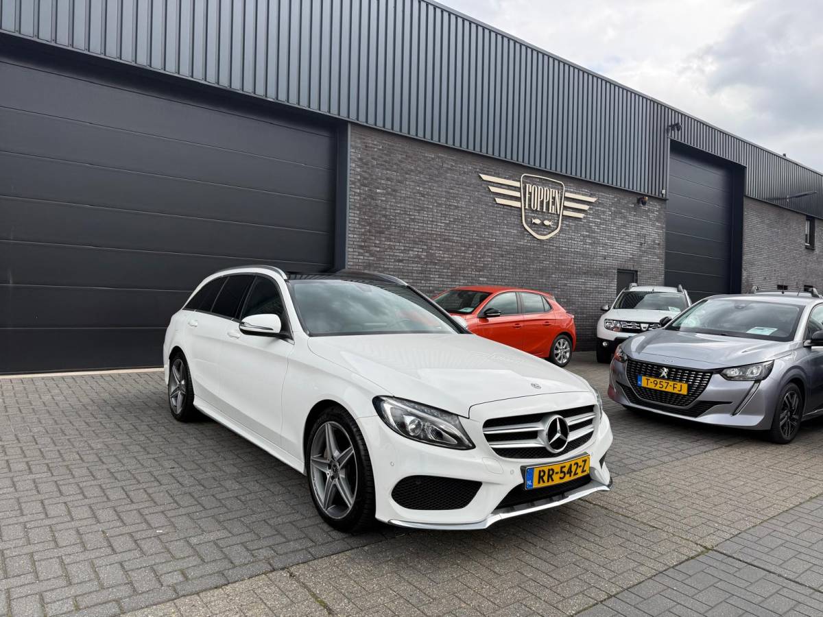 Mercedes-Benz C-Klasse Mercedes-Benz C-klasse Estate 180 AMG Sport Edition | 1E EIGENAAR | 3/6/12 MND GARANTIE | PANO | LEDER | LED | CRUISE | NAVI |