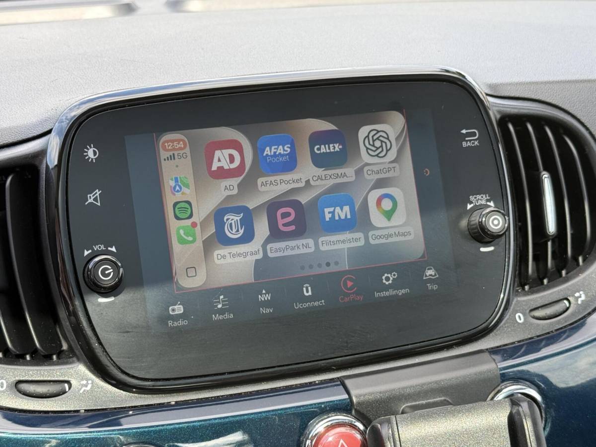 Fiat 500 Fiat 500 0.9 TwinAir Turbo Lounge | Panoramadak | Carplay | Clima | Navi