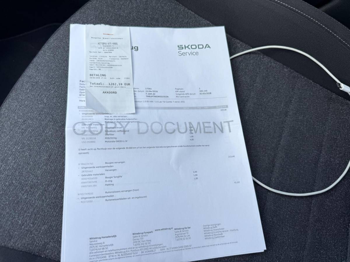 Škoda Octavia Skoda Octavia Combi 1.0 TSI Greentech Style Business | Automaat | Carplay | Trekhaak