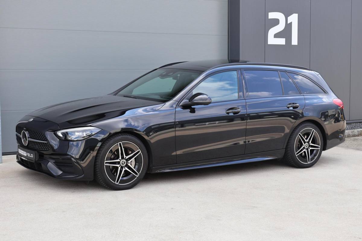 Mercedes-Benz C-Klasse Mercedes C-klasse Estate 220 d AMG Line / Panoramadak / Burmester Surround / Massage Stoelen / Night Pakket / Trekhaak Wegklapbaar