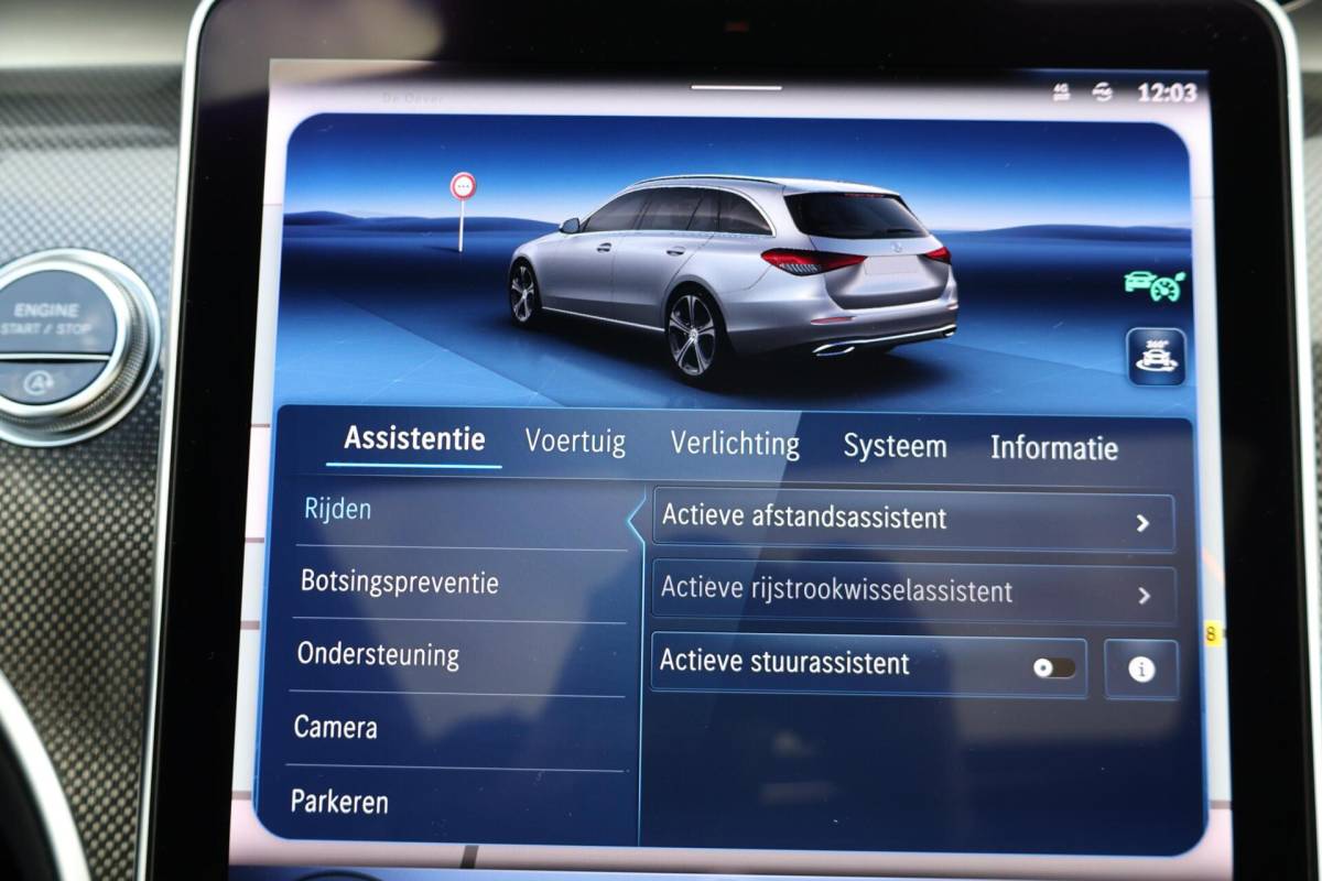 Mercedes-Benz C-Klasse Mercedes C-klasse Estate 220 d AMG Line / Panoramadak / Burmester Surround / Massage Stoelen / Night Pakket / Trekhaak Wegklapbaar