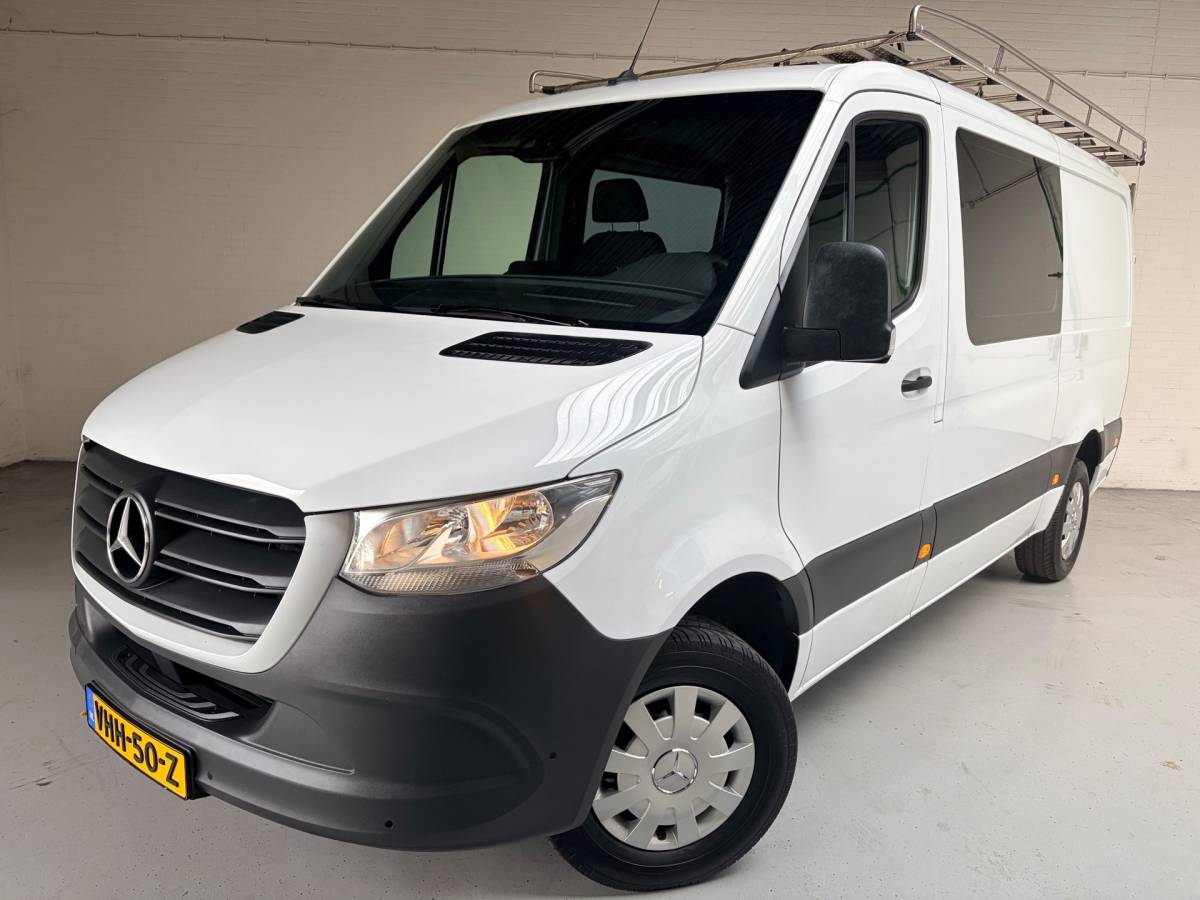 Mercedes-Benz Sprinter Mercedes-Benz Sprinter Dubbel Cabine Automaat 315 1.9 CDI 150pk L2H1 Imperiaal, Inrichting, Omvormer, Trekhaak, RIJKLAARPRIJS