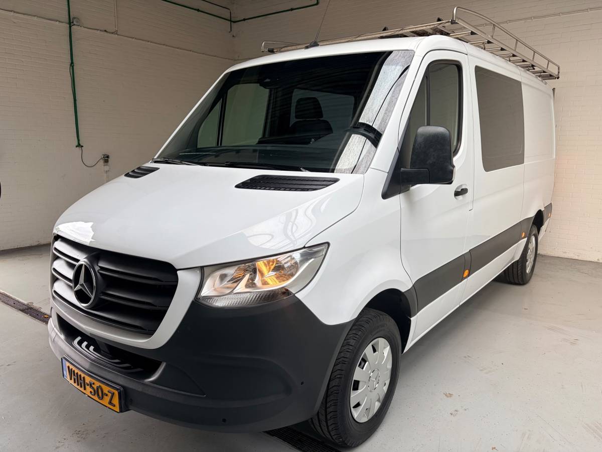 Mercedes-Benz Sprinter Mercedes-Benz Sprinter Dubbel Cabine Automaat 315 1.9 CDI 150pk L2H1 Imperiaal, Inrichting, Omvormer, Trekhaak, RIJKLAARPRIJS
