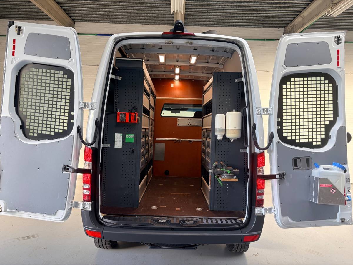 Mercedes-Benz Sprinter Mercedes-Benz Sprinter L1H2 Automaat Servicewagen 314 2.2 CDI 140PK euro6 BOTT, Victron V230, Standkachel, RIJKLAARPRIJS