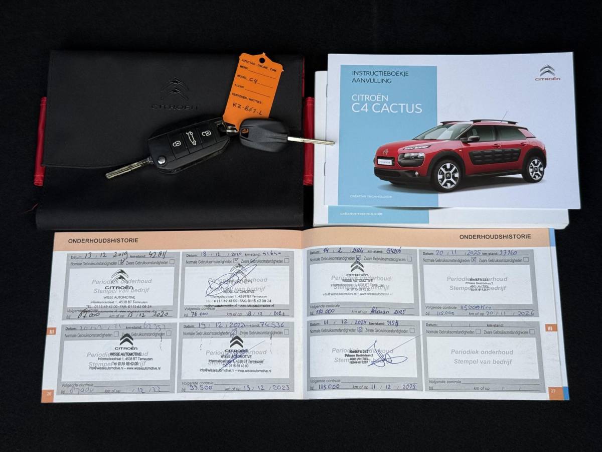 Citroën C4 Cactus Citroen C4 Cactus 1.2 PureTech Shine 1e Eigenaar|Camera|Cruise|PDC|Dealer onderhouden|Navi|Elek ramen|N.A.P|APK tot 01-2027