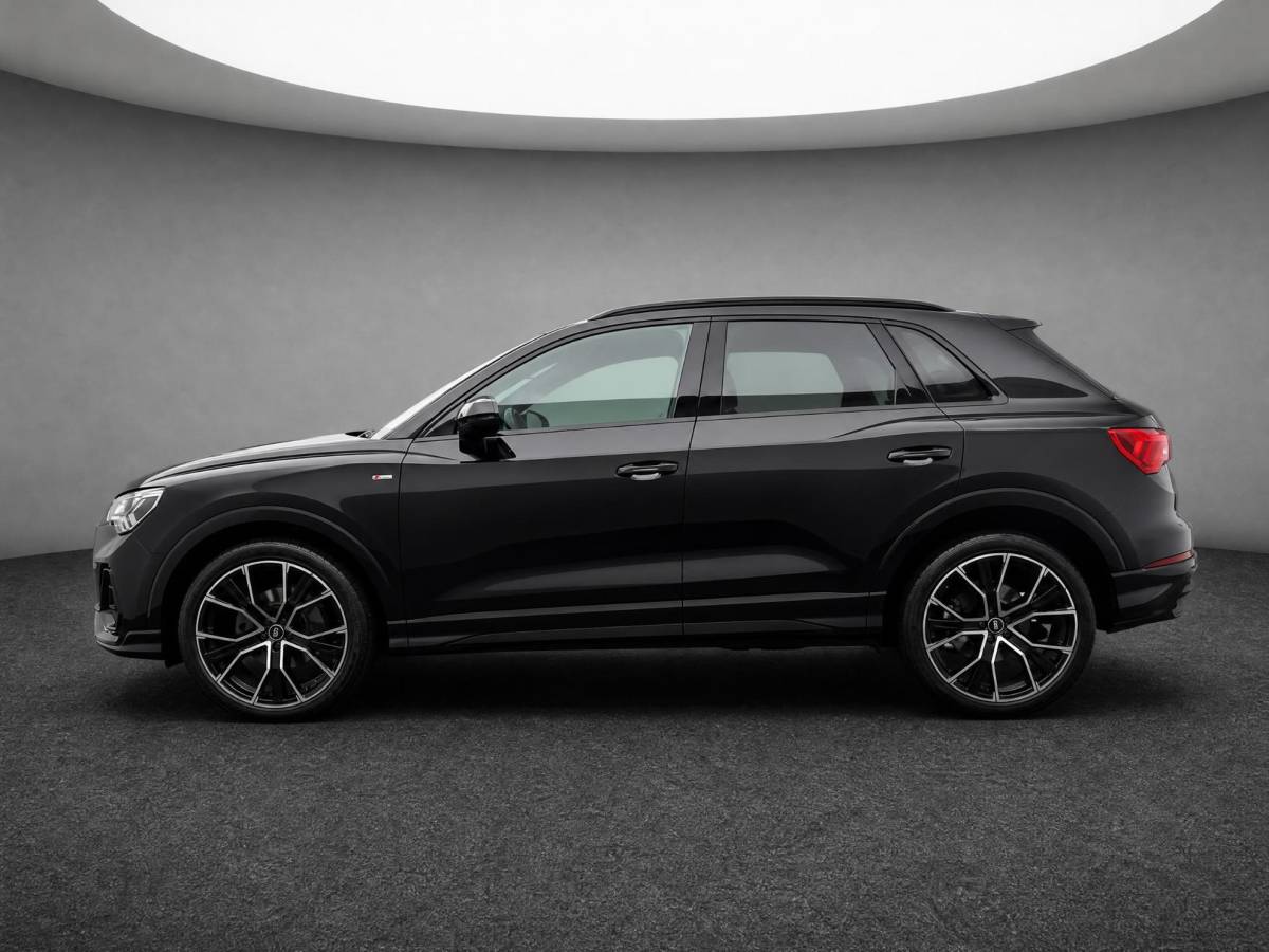 Audi Q3 Audi Q3 35 TFSI 150pk S edition · Apple/Android Car Play · 20” Lichtmetalen Velgen · Elek. inklapbare buitenspiegels · Audi Sound · Virtual Cockpit · Garantie t/m 16-01-2027 of 100.000km