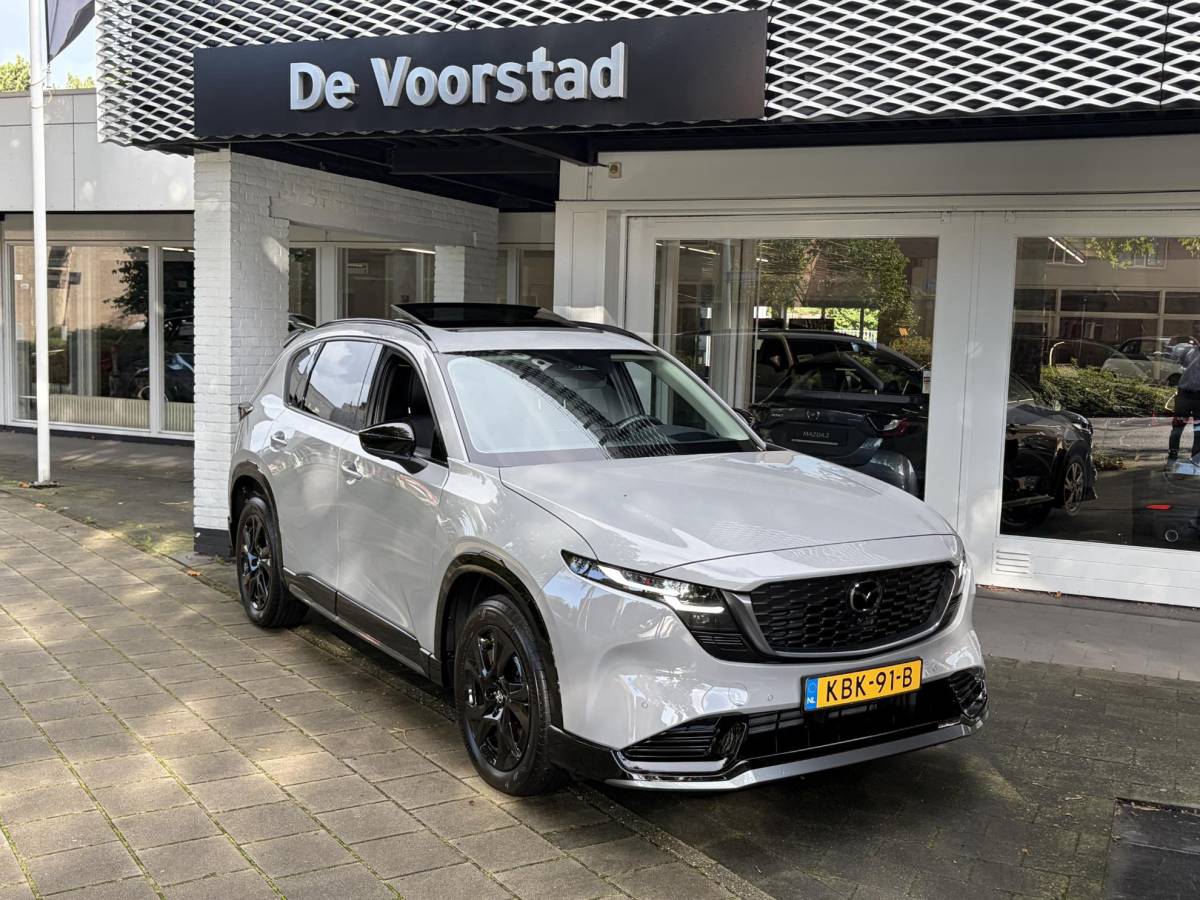 Mazda CX-5 Mazda CX-5 2.5 E-SKYACTIV G 141 M HYBRID Homura | Panorama dak | Full Options !!  | DEMO | nieuwprijs rijklaar 58.131,=