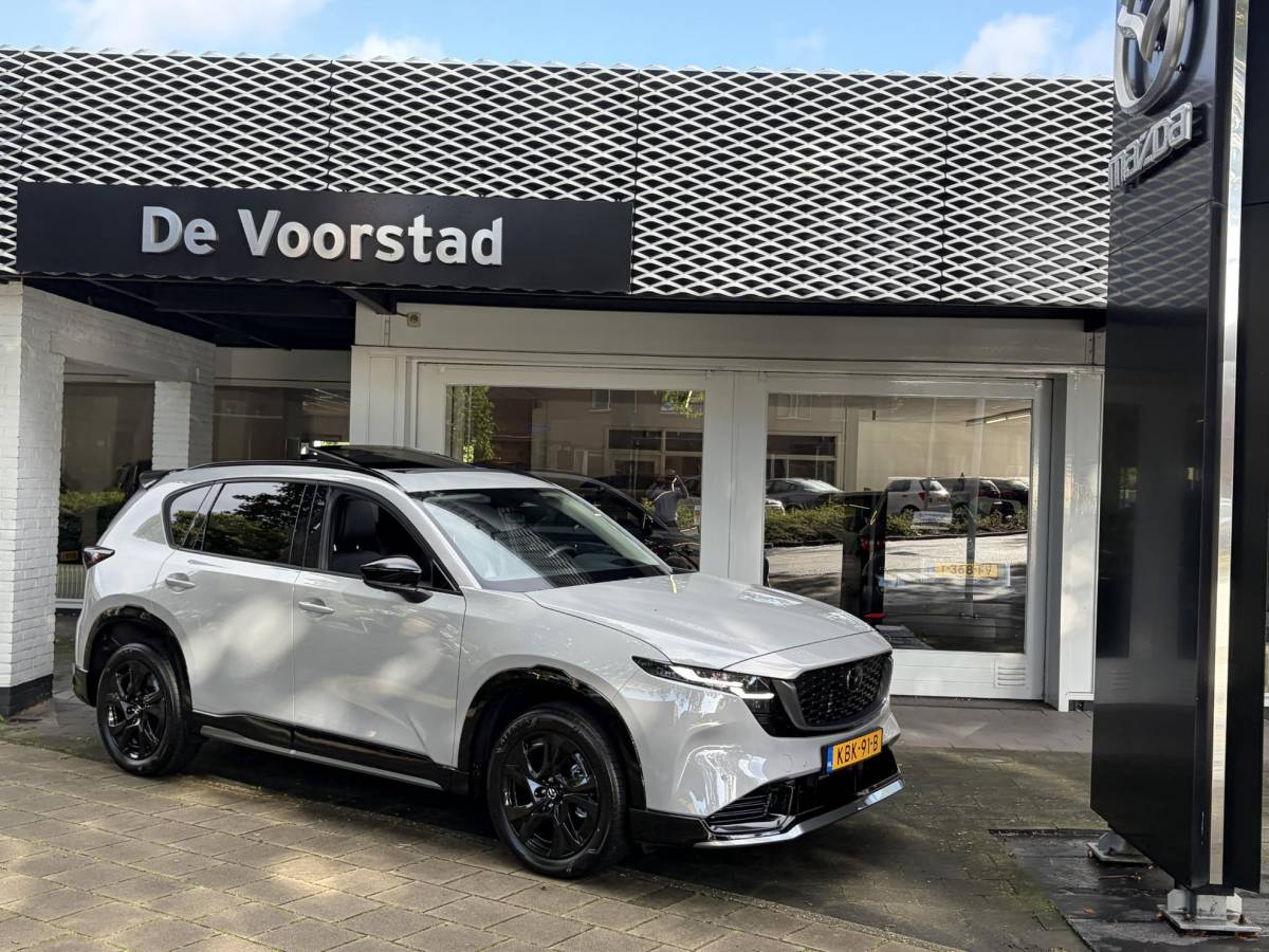 Mazda CX-5 Mazda CX-5 2.5 E-SKYACTIV G 141 M HYBRID Homura | Panorama dak | Full Options !!  | DEMO | nieuwprijs rijklaar 58.131,=