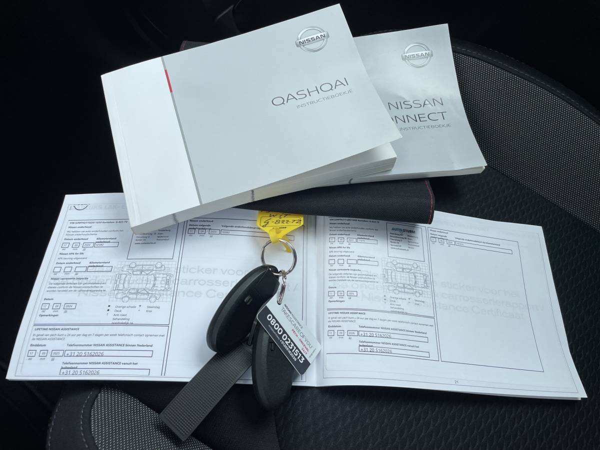 Nissan QASHQAI Nissan Qashqai 1.3 DIG-T N-Connecta Navigatie, Panoramadak, Climate Control, Cruise Control, 360 Camera, 18″Lm