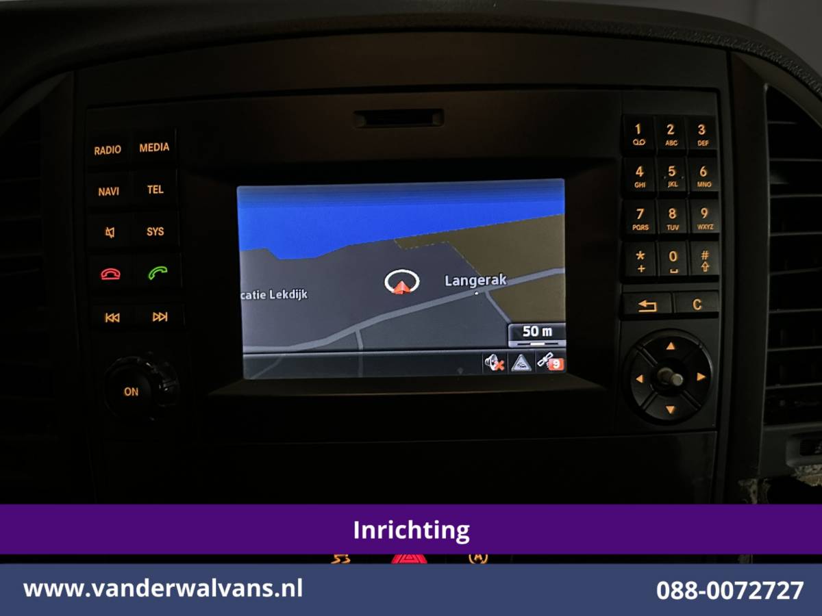 Mercedes-Benz Vito Mercedes-Benz Vito 114 CDI 136pk L3H1 Inrichting Euro6 Airco | Camera | Navigatie | Imperiaal | Trekhaak Sidebars, Bijrijdersbank