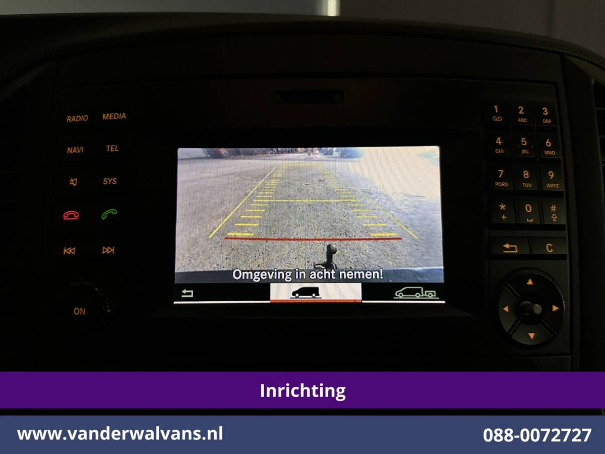 Mercedes-Benz Vito Mercedes-Benz Vito 114 CDI 136pk L3H1 Inrichting Euro6 Airco | Camera | Navigatie | Imperiaal | Trekhaak Sidebars, Bijrijdersbank
