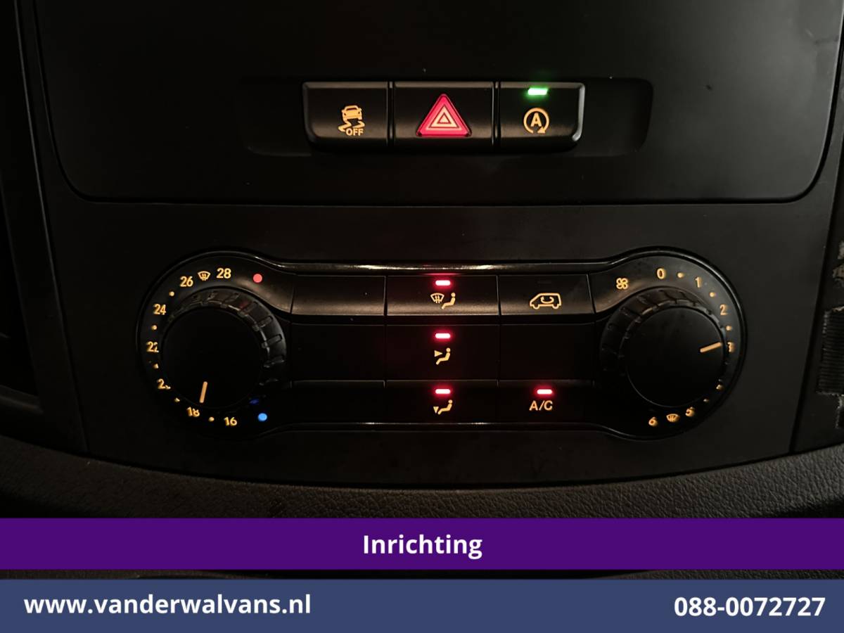 Mercedes-Benz Vito Mercedes-Benz Vito 114 CDI 136pk L3H1 Inrichting Euro6 Airco | Camera | Navigatie | Imperiaal | Trekhaak Sidebars, Bijrijdersbank