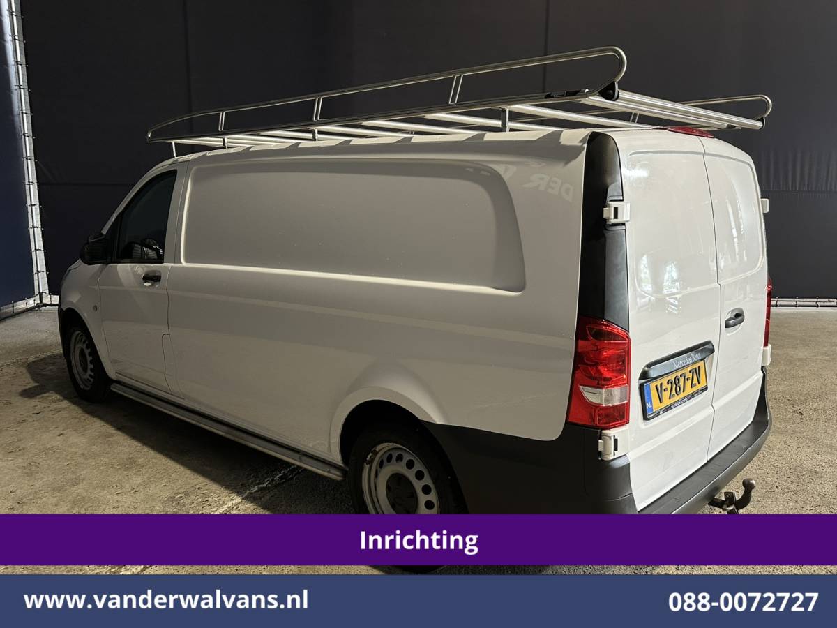 Mercedes-Benz Vito Mercedes-Benz Vito 114 CDI 136pk L3H1 Inrichting Euro6 Airco | Camera | Navigatie | Imperiaal | Trekhaak Sidebars, Bijrijdersbank