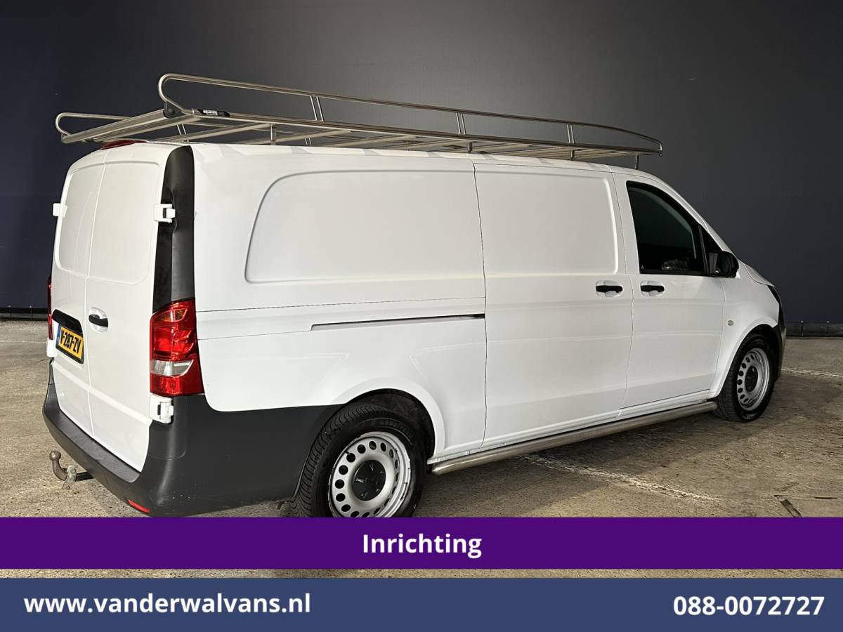 Mercedes-Benz Vito Mercedes-Benz Vito 114 CDI 136pk L3H1 Inrichting Euro6 Airco | Camera | Navigatie | Imperiaal | Trekhaak Sidebars, Bijrijdersbank